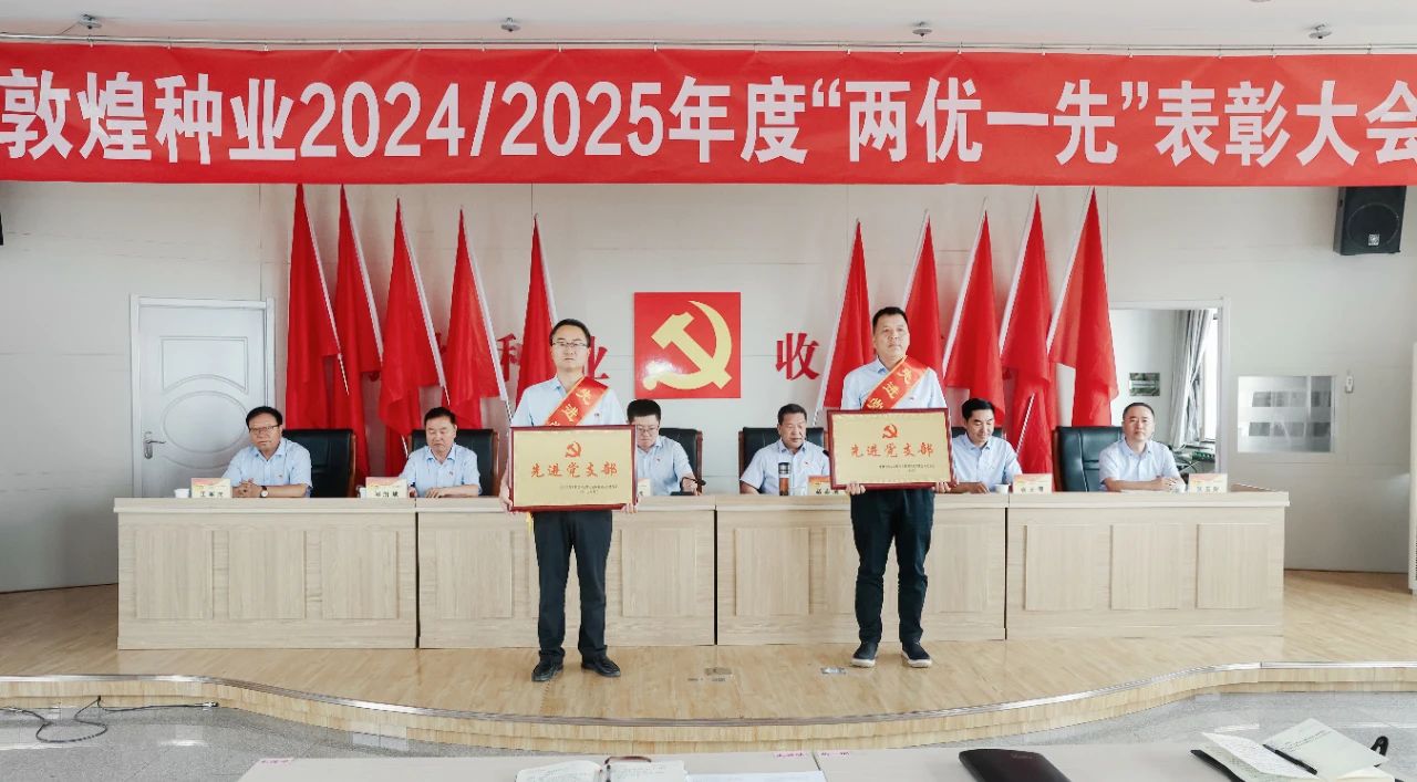 敦煌種業(yè)召開2024/2025年度“兩優(yōu)一先”表彰大會(huì)